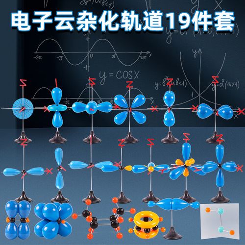 可普高中化学电子云杂化轨道模型全套教学演示课件学习教具小学大学
